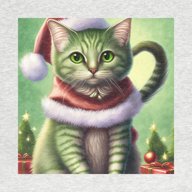 Cute Meowy Christmas cat by FoolDesign